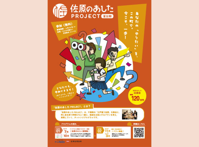 あなたの「やりたい」を、この町で。今こそ、一歩！　佐原のあしたPROJECT